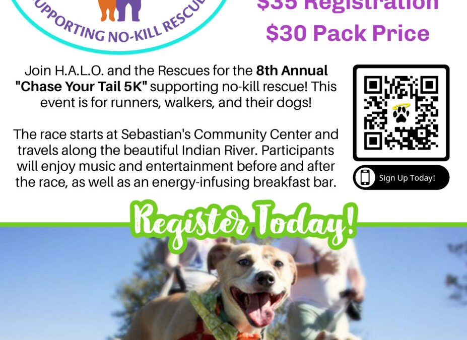 Chase Your Tail 5K Run/Walk 2025!