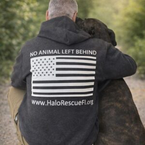H.A.L.O.'s No Animal Left Behind Zip Hoodie