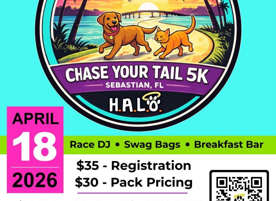 Chase Your Tail 5K Run/Walk 2026!