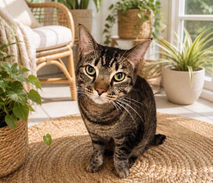 Esteban cat in bright