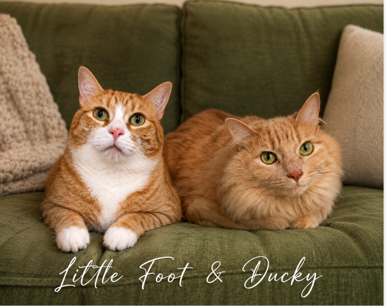 Little Foot and Ducky couch