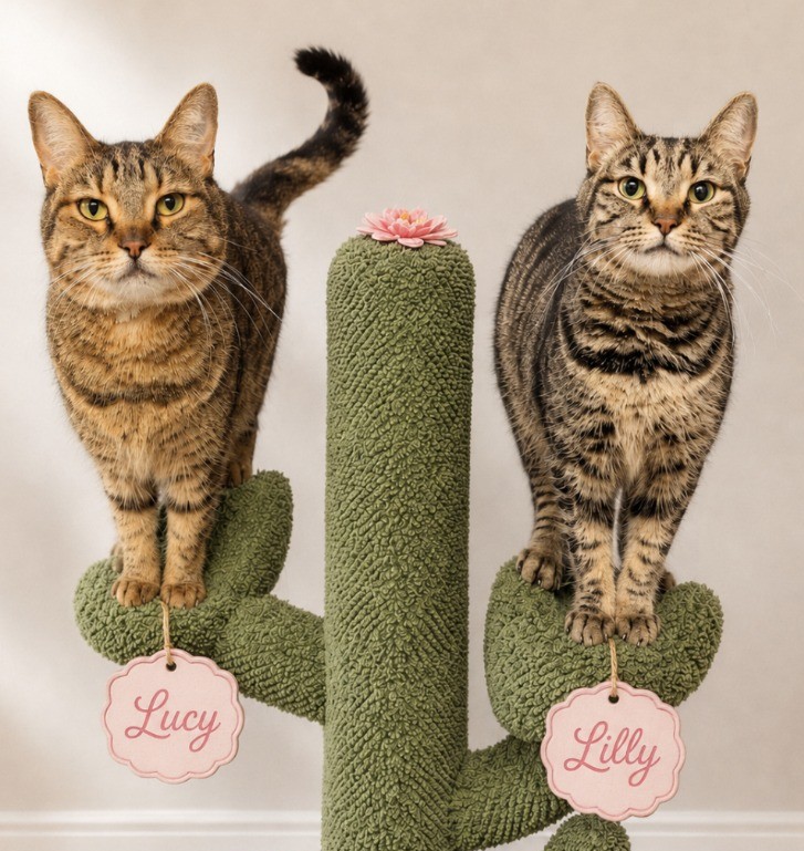 Lucy & Lilly on tree edit 1 CROP