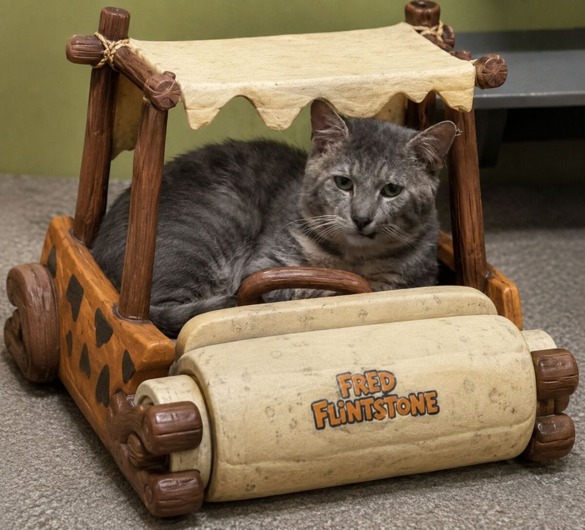Fred Flintsone car edit