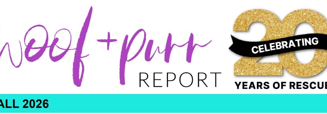 Woof & Purr Report Fall 2026